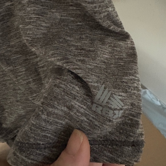 RBX Women's Heathered Gray V-Neck Tee - Picture 2 of 5